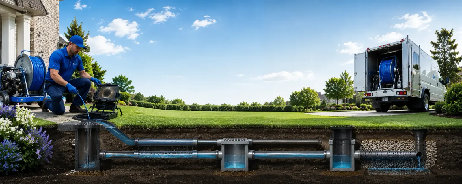 Outdoor drain cleaning information for Avawam, KY